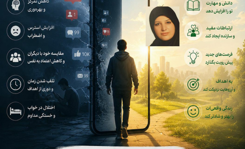 اعتیاد به فضای مجازی و مدیریت صحیح استفاده از اینترنت